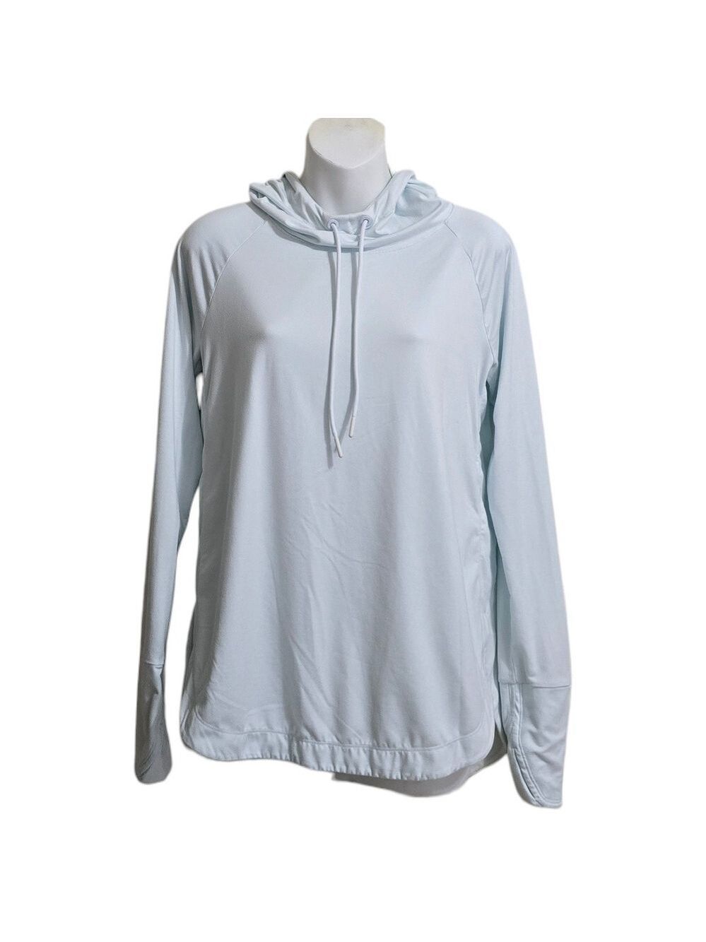 Athleta Uptempo Hoodie Sweatshirt In Ethereal Blue Sz S